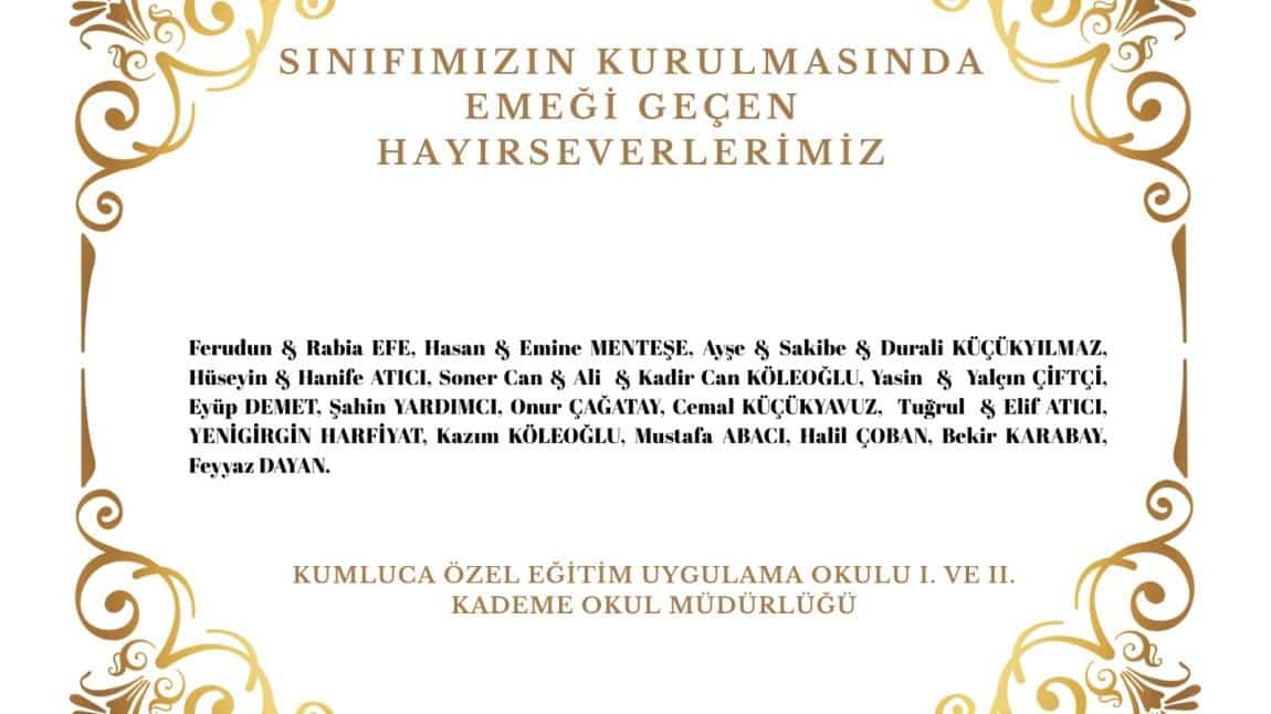 HAYIRSEVERLERİMİZ